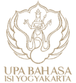 upa bahasa logo gold